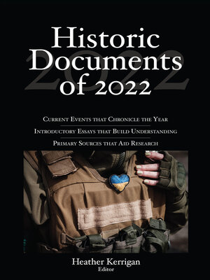cover image of Historic Documents of 2022